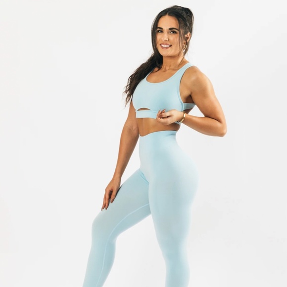 Alphalete Trinity Sports Bra - Arctic Blue (M) New Unused - Picture 5 of 5